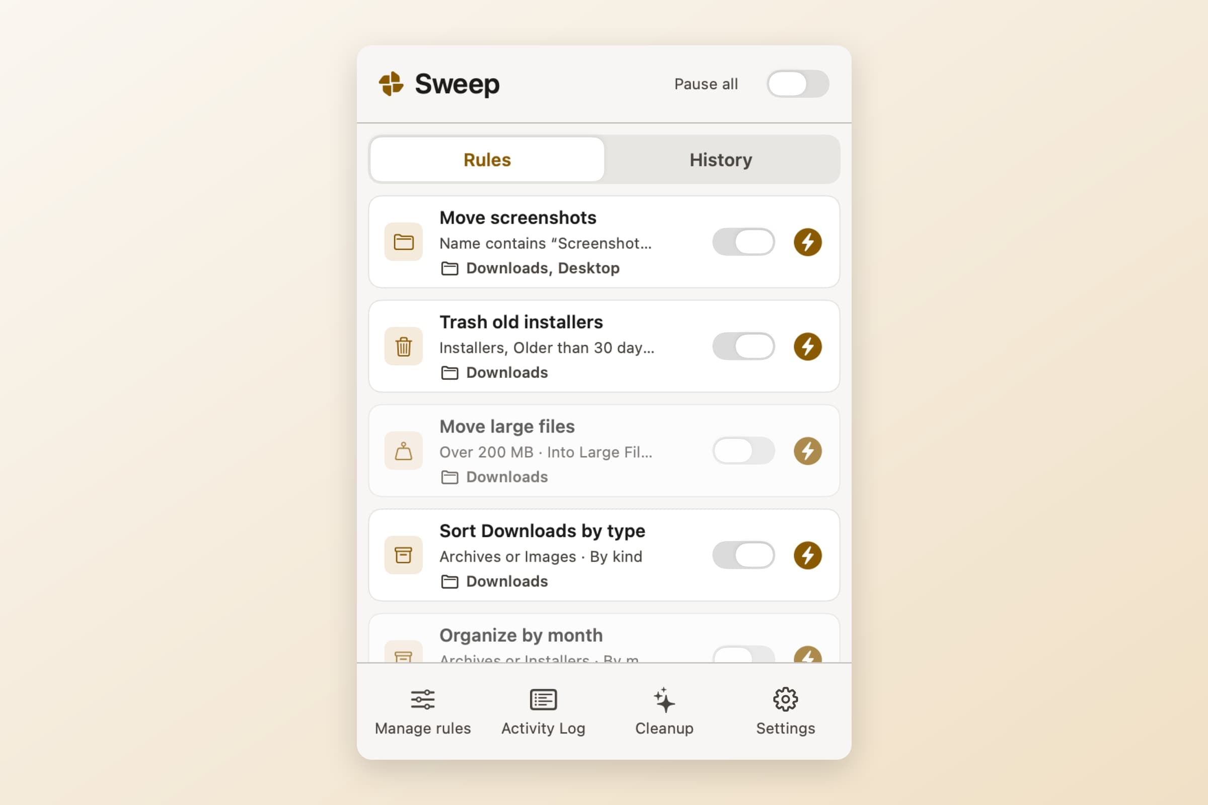 Sweep